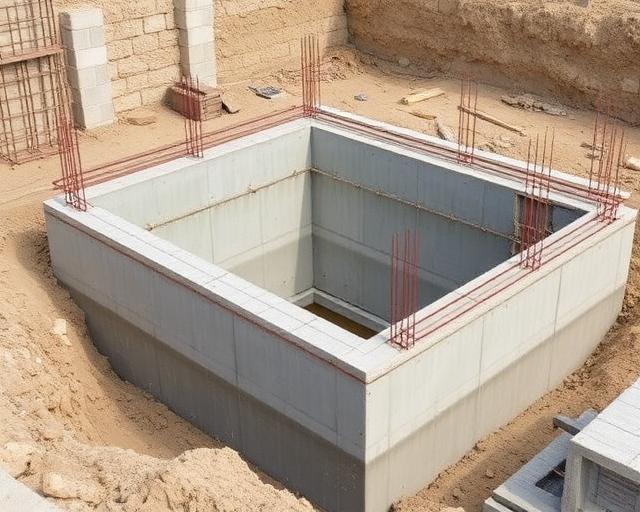 Foundation and footing construction for residential extensions