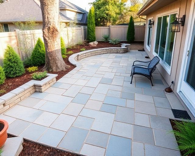 Patio groundwork and landscaping preparation services